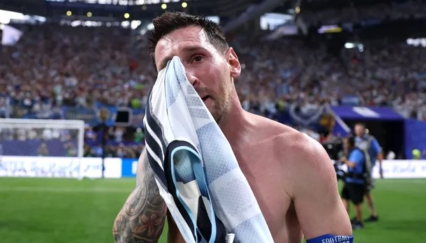 El desconsolado llanto de Lionel Messi 