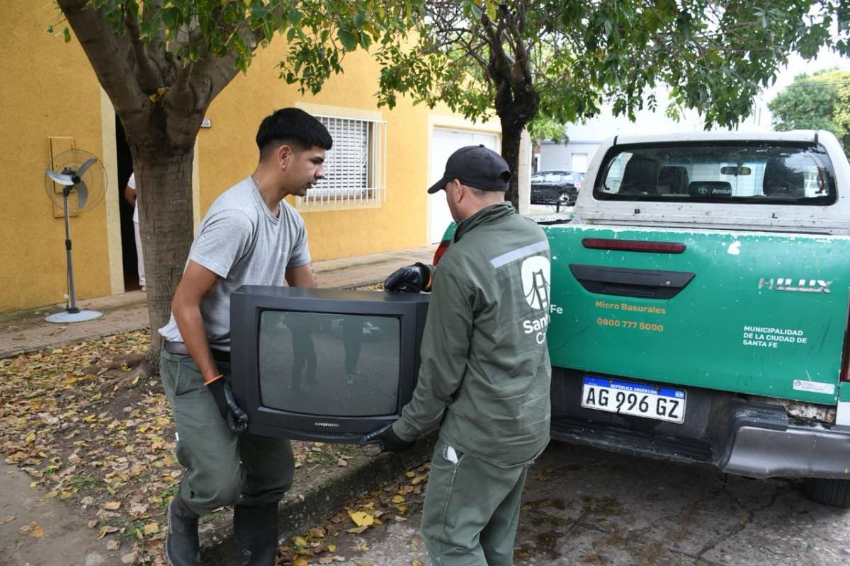 Recuperan más de 6 toneladas de materiales reutilizables