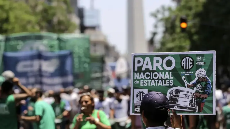 ATE decretó un paro nacional contra la reforma laboral