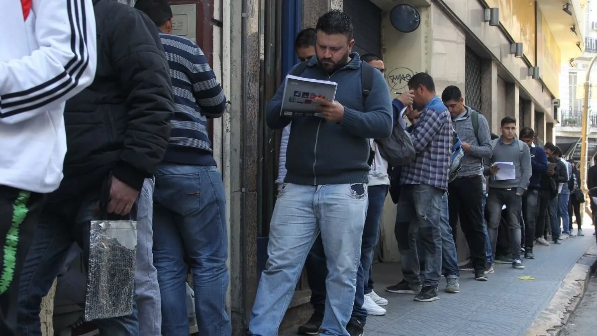 1,5 millones de personas están desocupadas en Argentina
