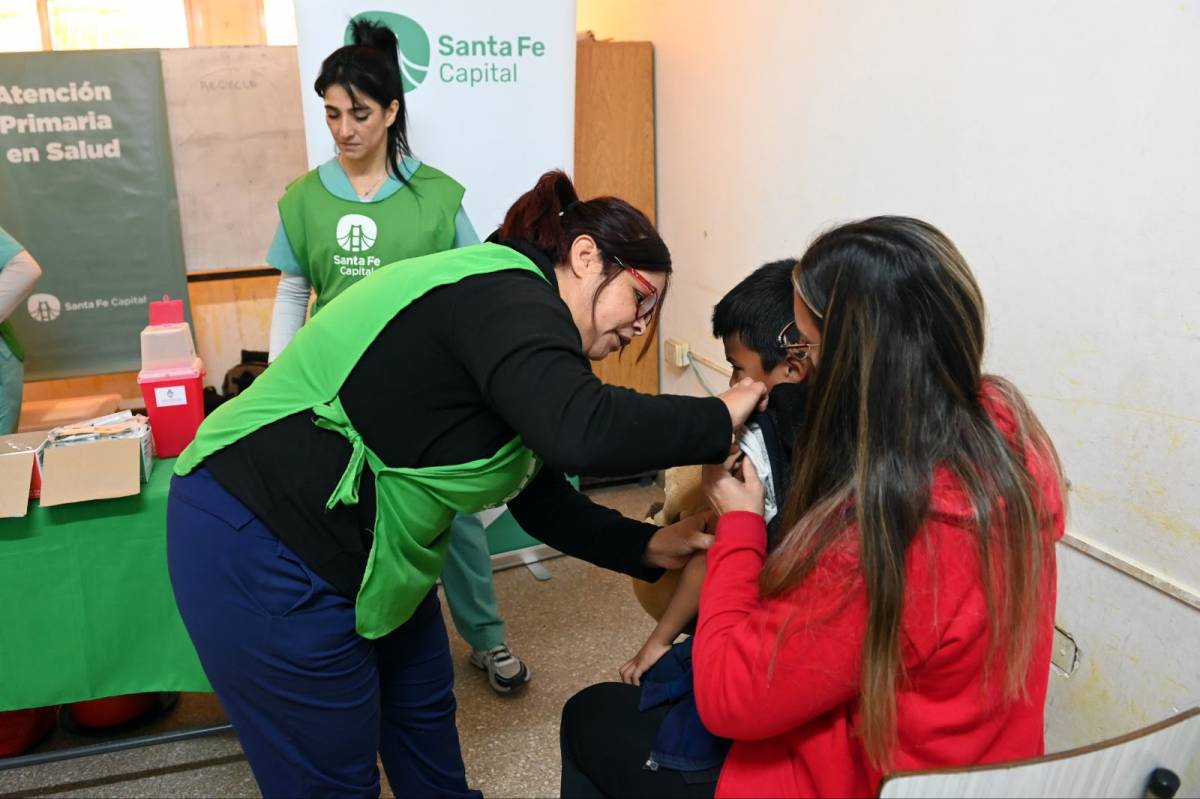 Santa Fe: continúa la campaña itinerante de vacunación