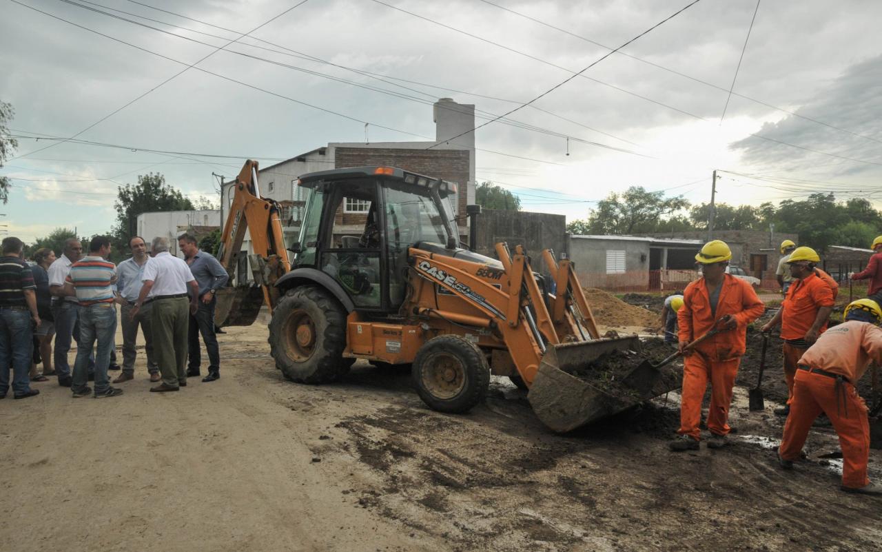 El municipio avanza con más obras para los vecinos de barrio San Lorenzo  
