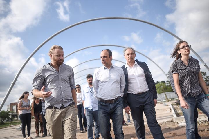 Francia en Santa Fe: construyen el Vivero del Sitio