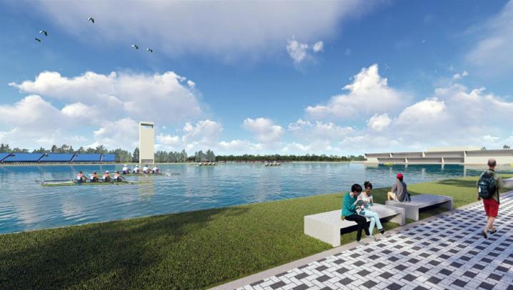 Así quedará la pista proyectada.