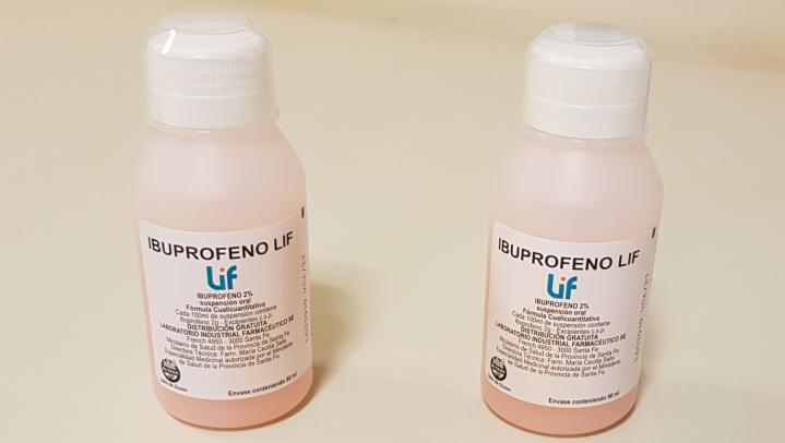 Santa Fe presenta una versión pediátrica del Ibuprofeno