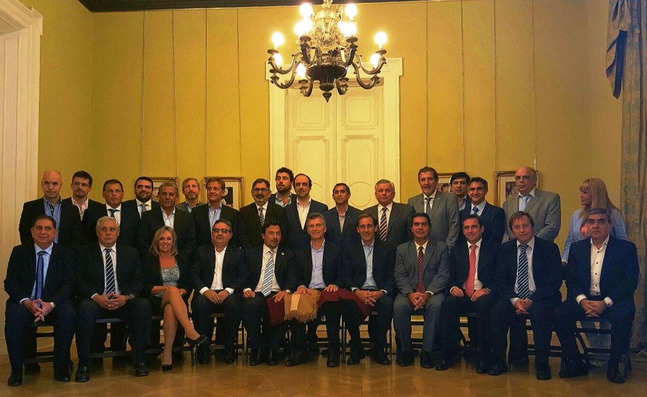 Intendentes de capitales argentinas con Macri