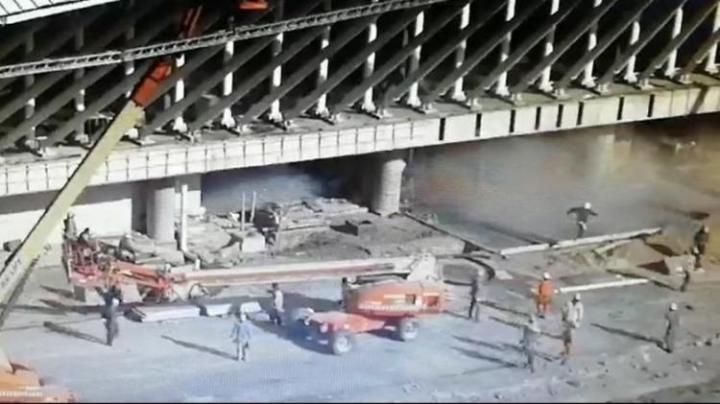 Derrumbe en el aeropuerto de Ezeiza: un muerto y 13 heridos