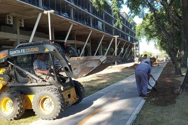 Ponen en valor las bicisendas y ciclovías de la ciudad de Santa Fe