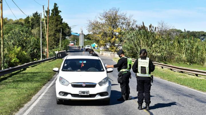 Intenso control vehicular en rutas de Santa Fe