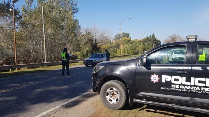 Doble cinturón de controles sanitarios de camiones y pasajeros