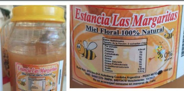 Prohibieron la venta de una miel de abejas