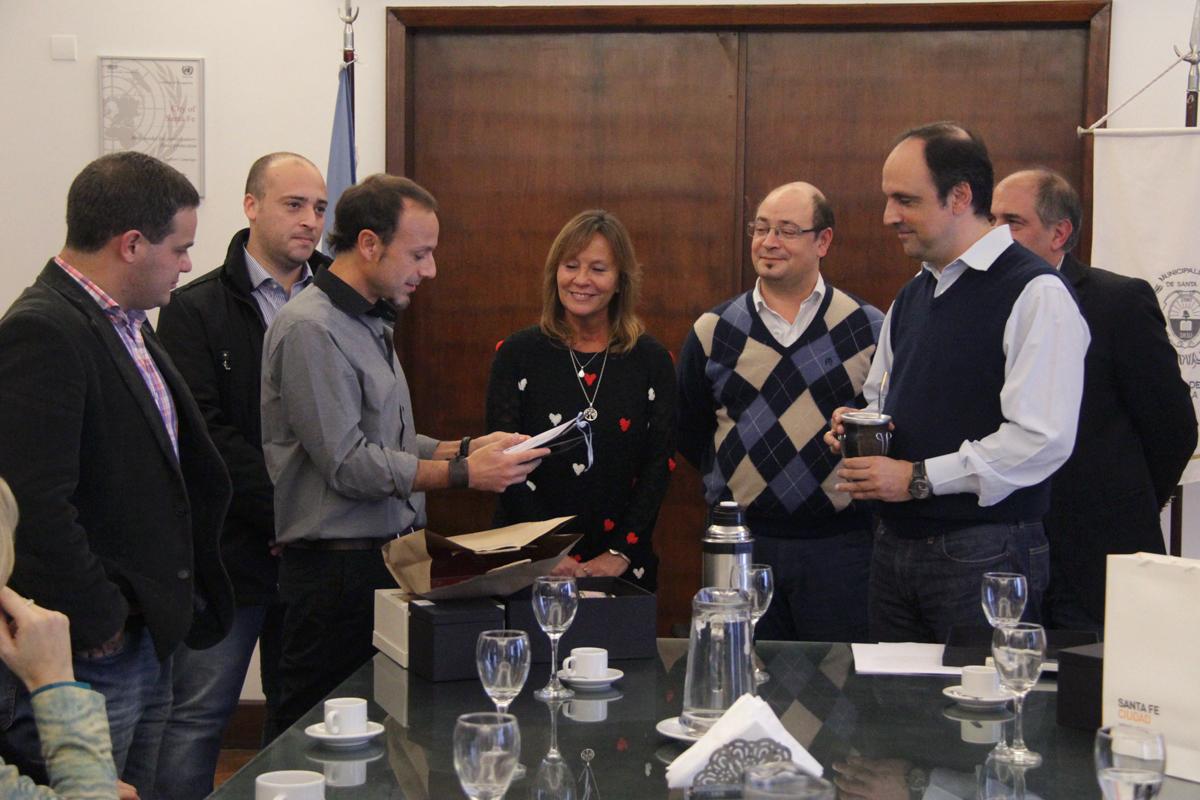 Santa Fe distinguió a Pablo Bernasconi