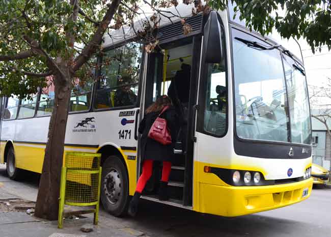 Nuevas tarifas para el colectivo urbano de Santa Fe