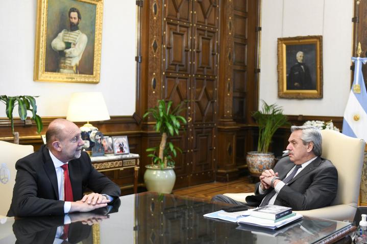 La seguridad unió a Perotti con Fernández