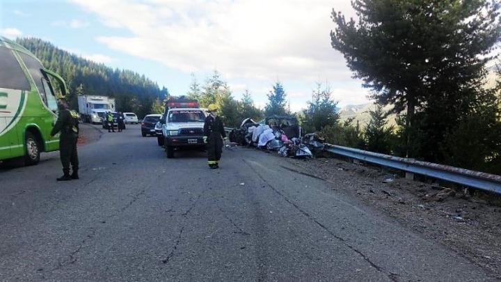 Tres santafesinos muertos tras chocar en la ruta 40