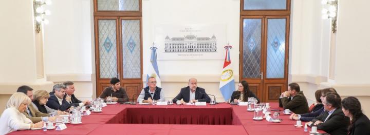 Perotti reunió a la Mesa de Enlace