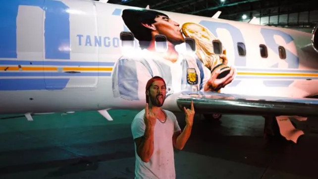 Cómo es Tango D10S, el avión inspirado en Diego