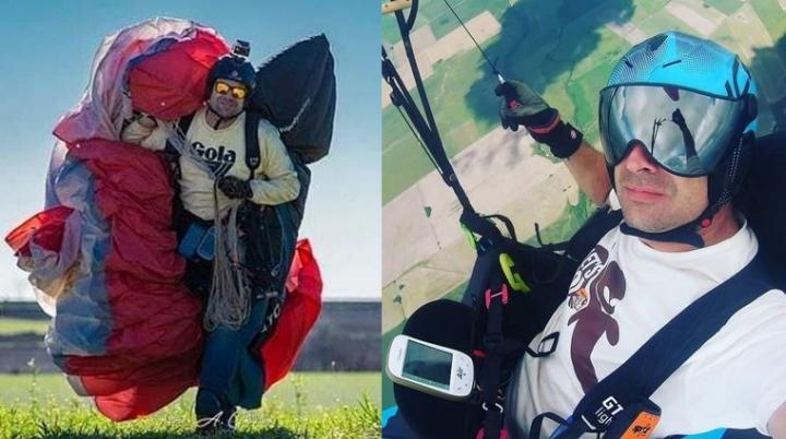 Murió un docente al caer en su parapente al río Paraná