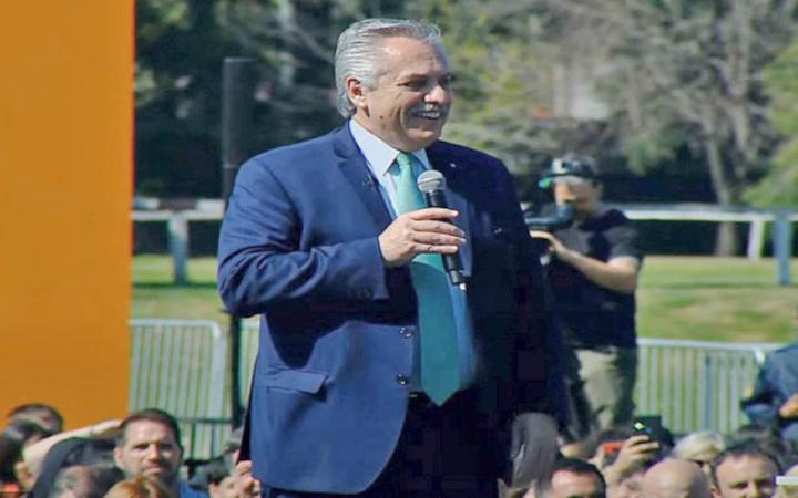 Alberto Fernández: “Estamos hartos de la violencia”