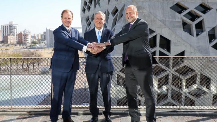 Perotti se reunió con dos gobernadores en Córdoba