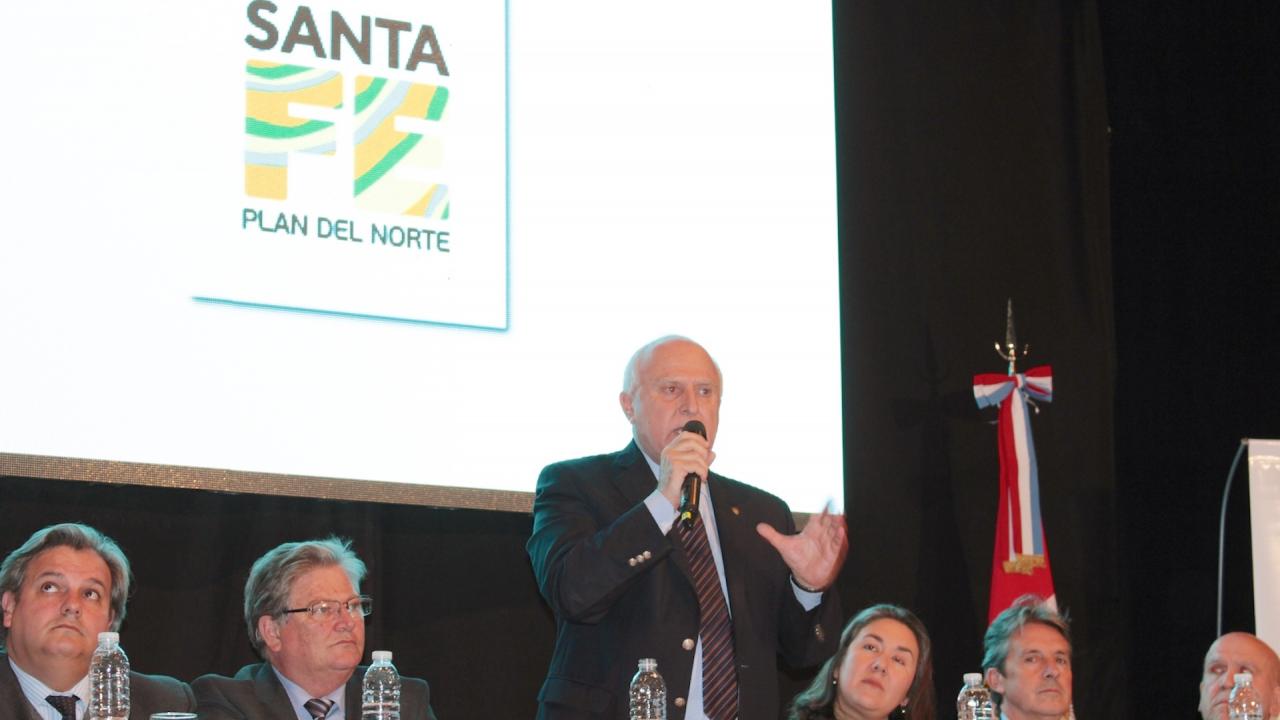 Histórico: diez mil millones para el norte santafesino