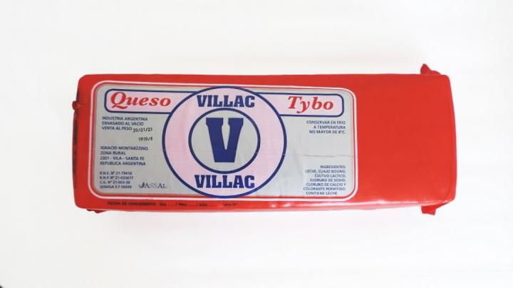 Alerta Alimentaria por un queso Tybo