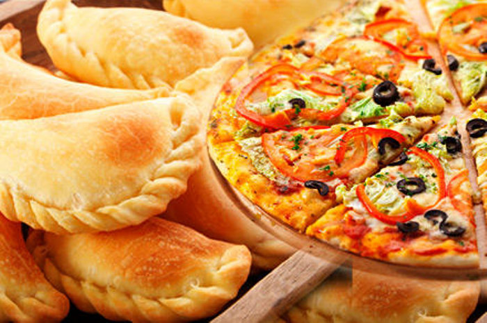 Pagan con pizzas y empanadas cuota alimentaria