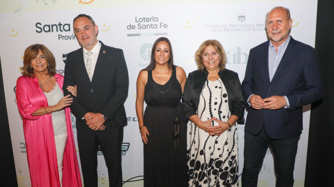 Perotti en la cena de gala de la Fundación Mateo Esquivo