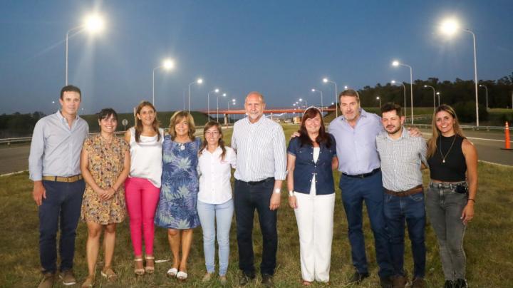 Inauguran iluminación led en la Autopista Santa Fe-Rosario
