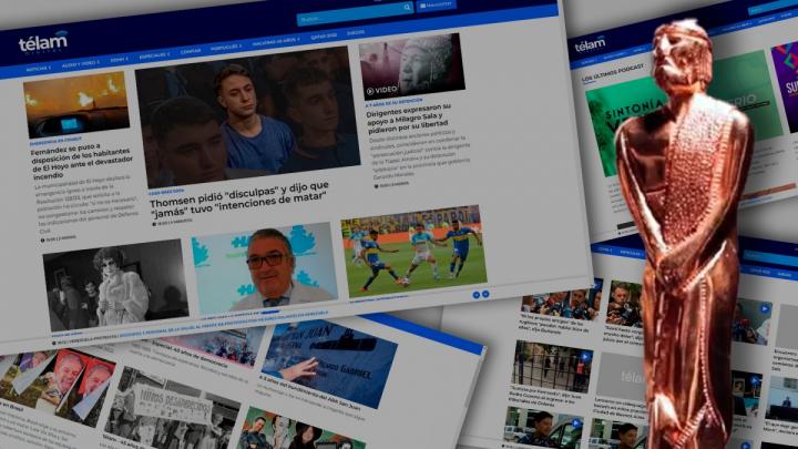 La Agencia Télam ganó el Martín Fierro Digital