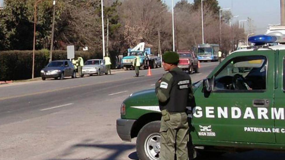 Gendarmería controla rutas del sur provincial