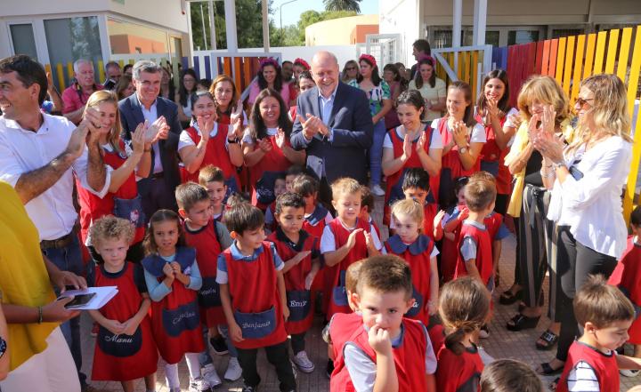 Perotti inauguró otro jardín de infantes pospandemia
