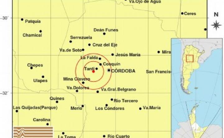 Tembló Córdoba y el sismo se sintió en varias localidades