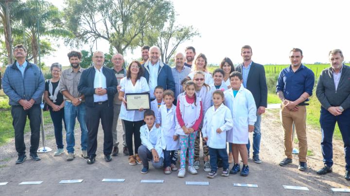 Perotti inauguró una nueva traza de los Caminos de la Ruralidad