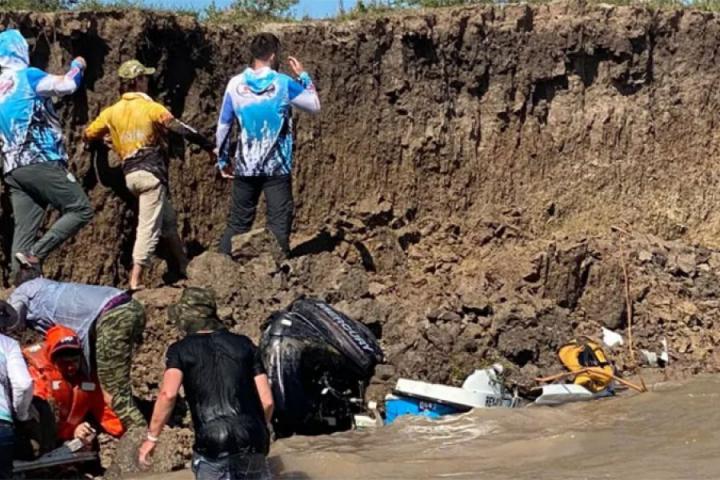 Cayó una barranca y murió un pescador santafesino