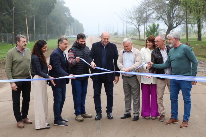El gobernador inauguró más obras de infraestructura 