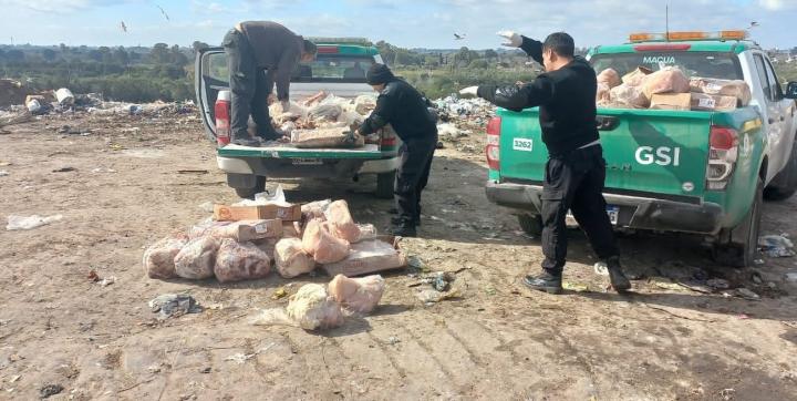Frigorífico clandestino: secuestran 1 tonelada y media de carne