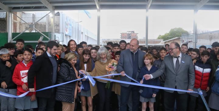 Omar Perotti, con otro día de inauguraciones de obras