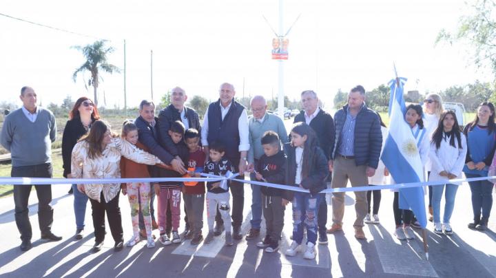 Inauguraron la pavimentación de una ruta pedida hace 20 años