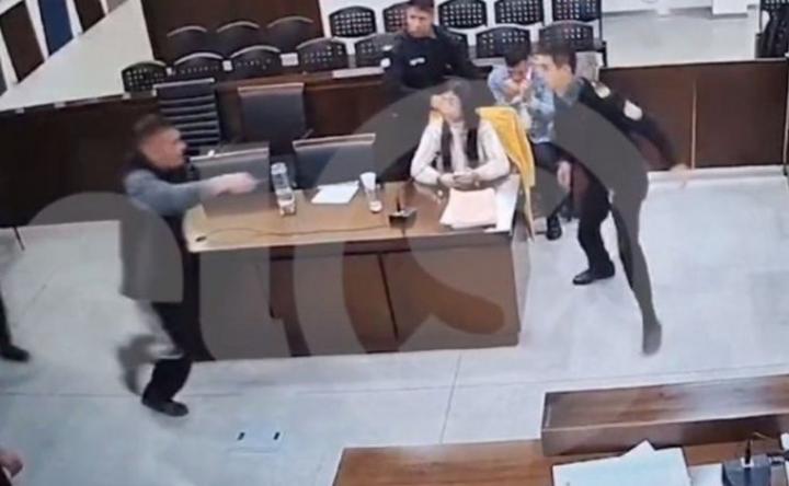 Video: el momento en el que un preso quiso matar a la fiscal Ríos 