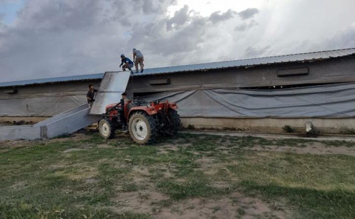 Un tornado arrasó una granja por segunda vez en 2 años
