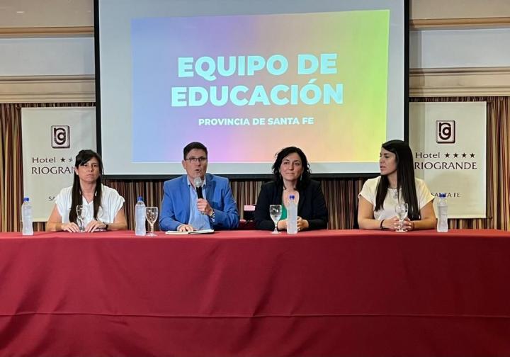 Goity habló de “ordenar y jerarquizar el sistema educativo”