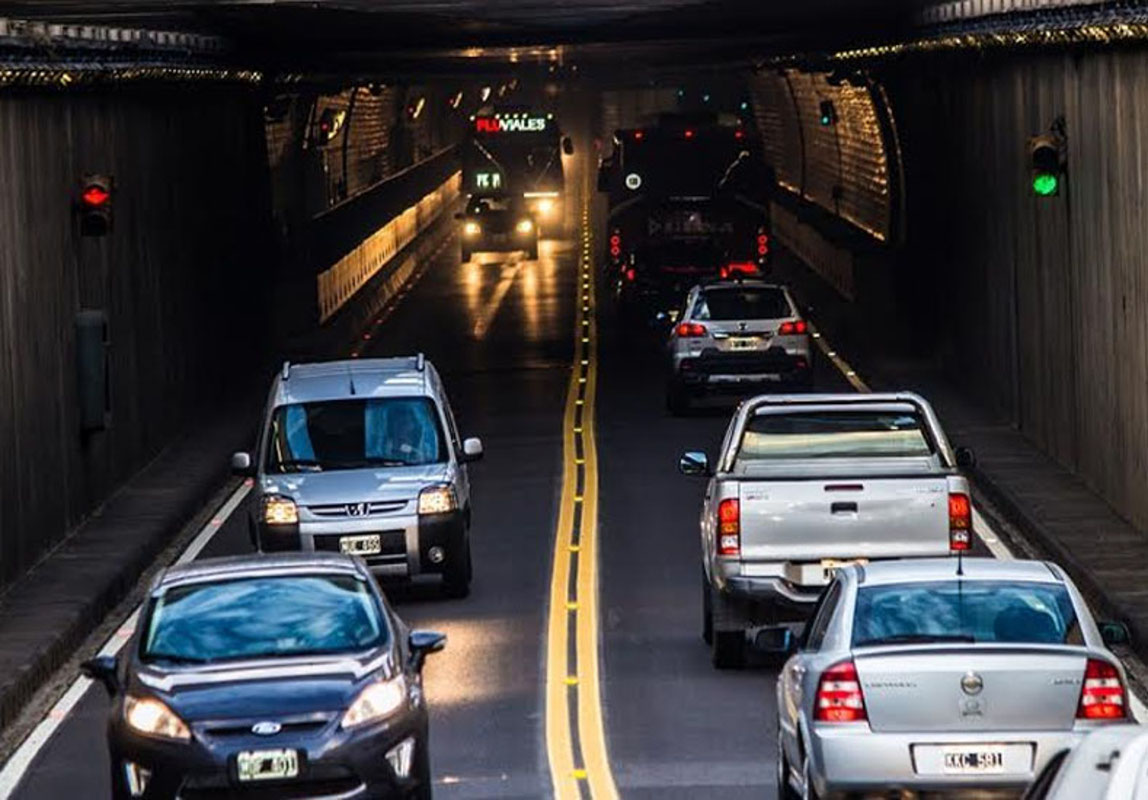 Nueva iluminación Led en el Túnel Subfluvial