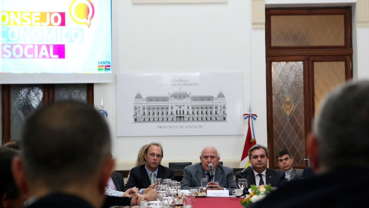 Se reunió el Consejo Económico y Social 