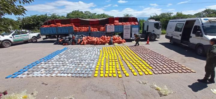 “Zapallos duros”: secuestran 861 kilos de cocaína