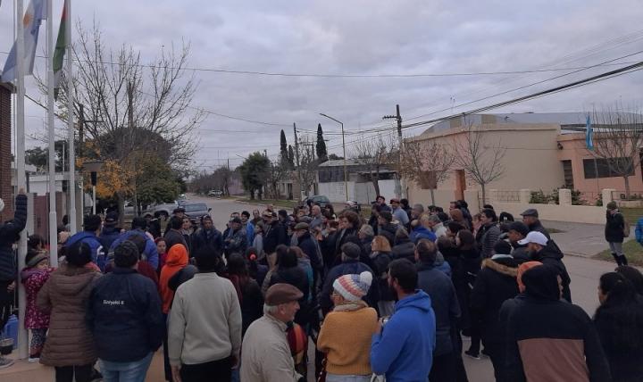 Todo un pueblo de Santa Fe movilizado contra la inseguridad