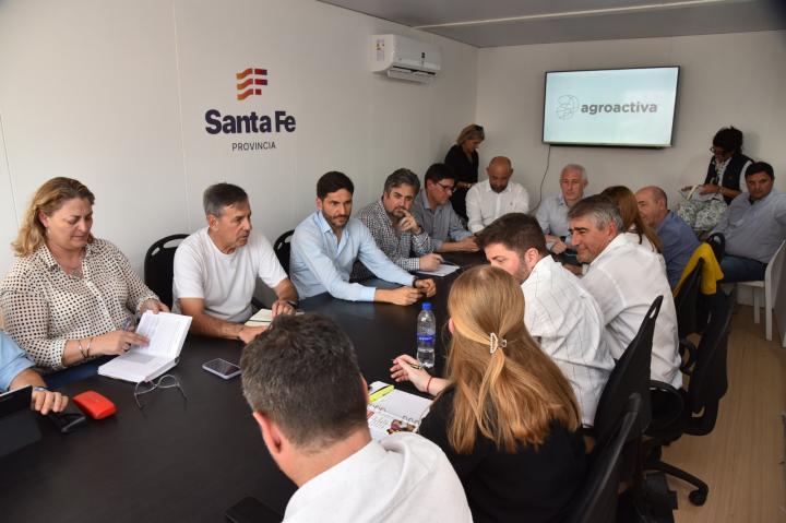 Pullaro reunió a su gabinete en Agroactiva