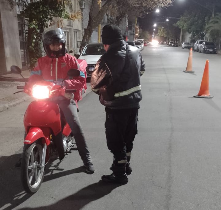 Fuertes controles de alcoholemia e infracción en Santa Fe