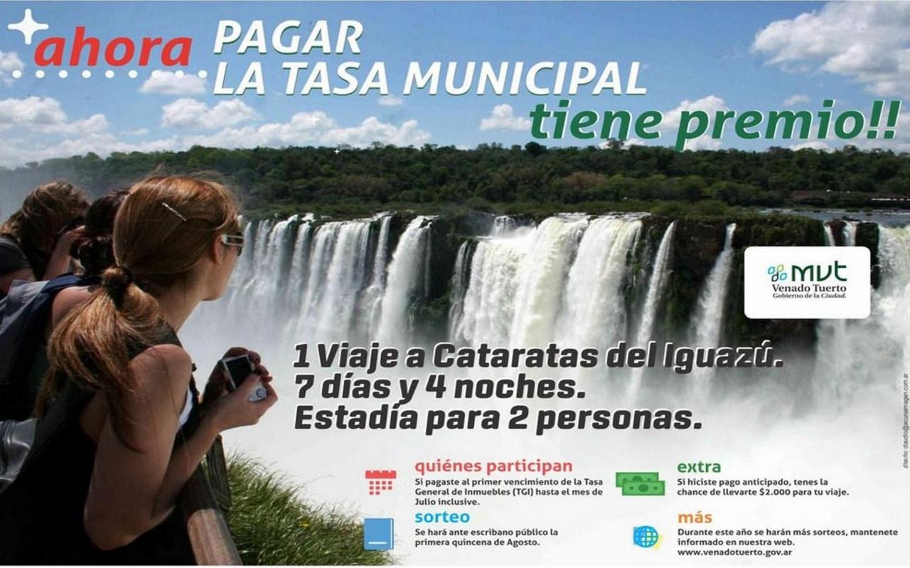 Regalan viaje a Cataratas para contribuyentes al día