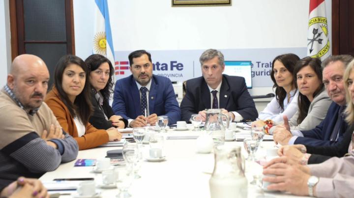 La reunión con los docentes.